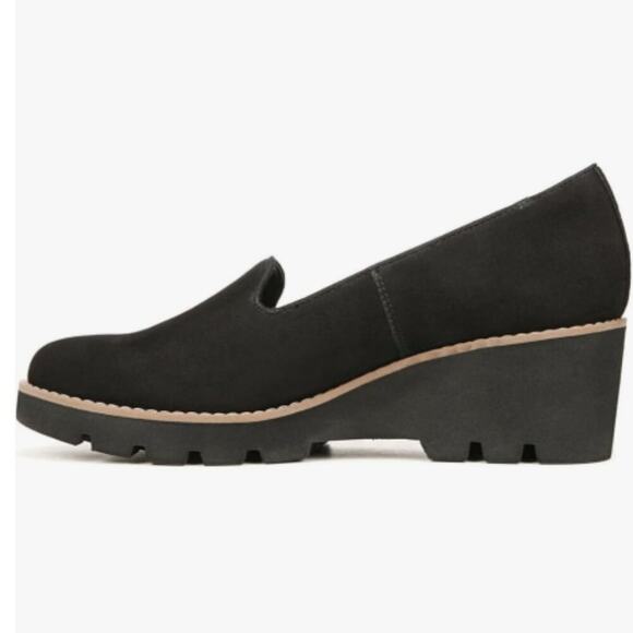 Vionic Womens Willa Slip On Loafers  9 Medium (B,M) | Black Suede - Picture 1 of 5